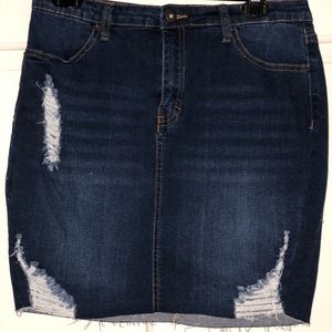 Denim skirt
